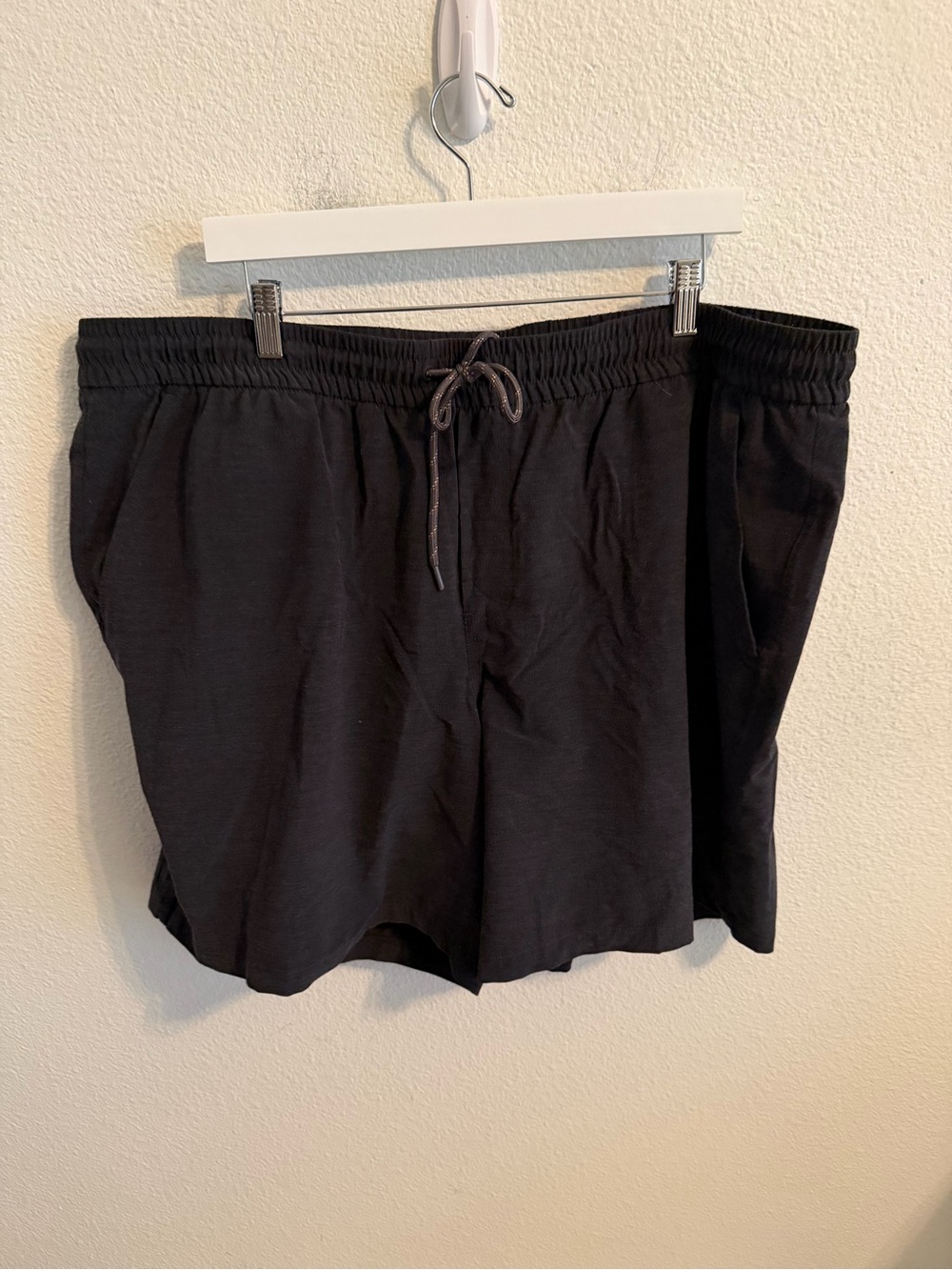 George Women's Black Elastic Drawstring Athletic Shorts